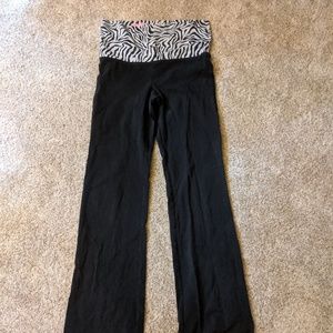 Victoria's Secret Pink Yoga Pants Zebra Print